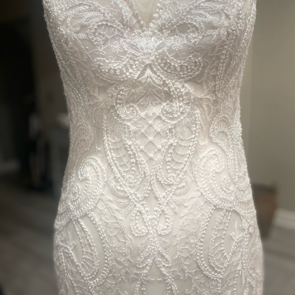 NWT Maggie Sottero BEADED MERMAID WEDDING Gown - Picture 6 of 13